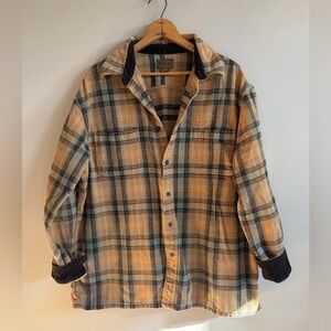 Vintage flannel shacket